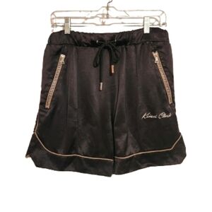 Keiser Clark Reversible Satin Track Shorts Brown Small